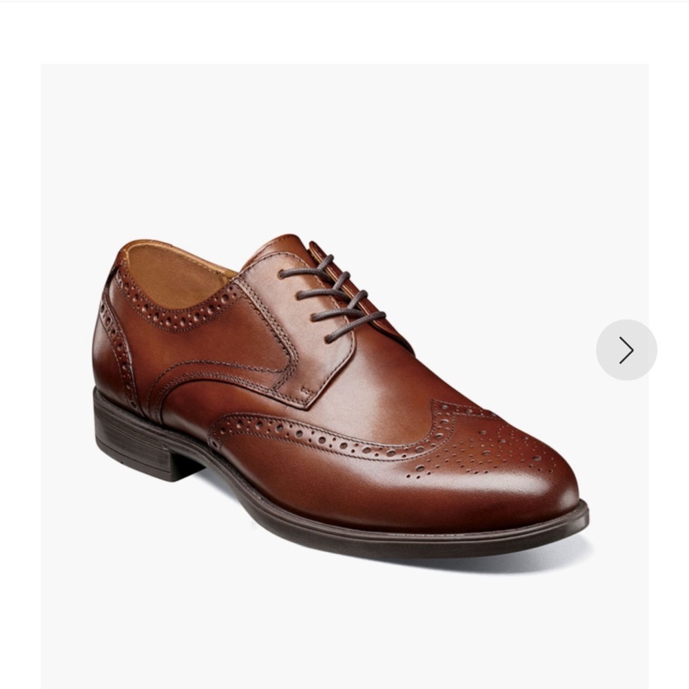 Men's Brown Leather Oxford Shoes